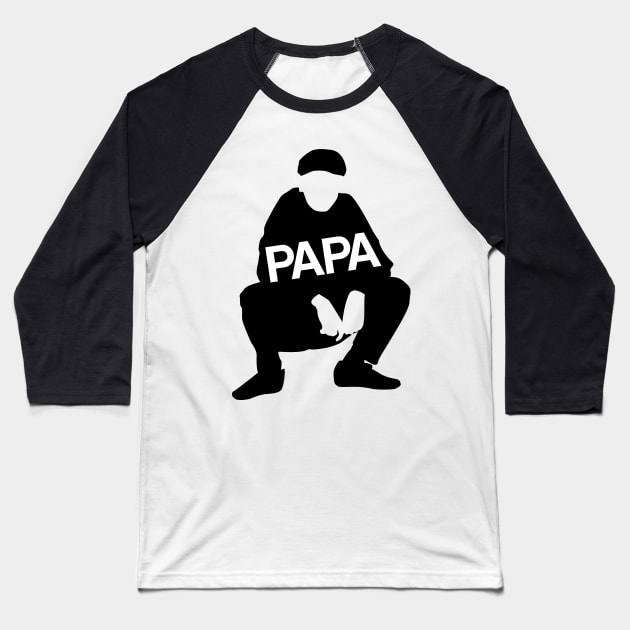 slavic papa Baseball T-Shirt by Slavstuff